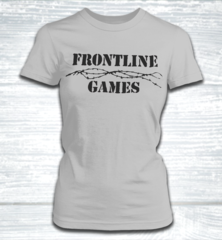 Frontline Games T-Shirt - v2 - Grey - Womens